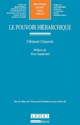 Le pouvoir hiérarchique - Clément (1980-....) Chauvet