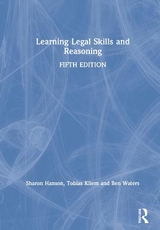 Learning Legal Skills and Reasoning - Hanson, Sharon; Kliem, Tobias; Waters, Ben