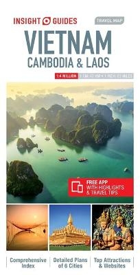 Insight Guides Travel Map Vietnam, Cambodia & Laos (Insight Maps) - Insight Guides