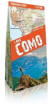 terraQuest Trekking Map Lake Como -  terraQuest