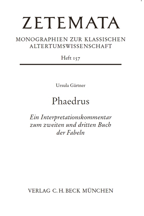 Phaedrus - Ursula Gärtner