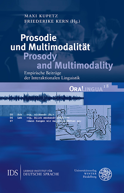 Prosodie und Multimodalität / Prosody and Multimodality - 