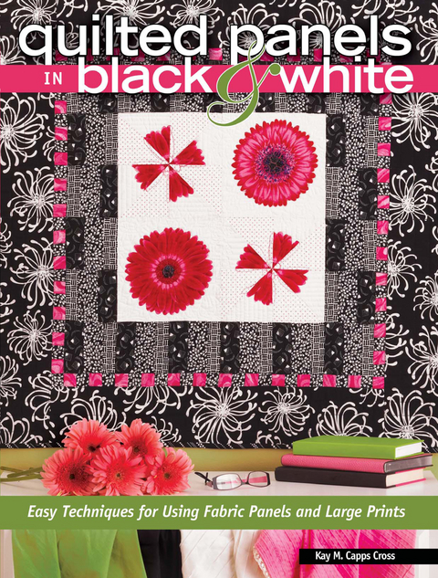 Quilted Panels in Black and White -  Kay Capps Cross