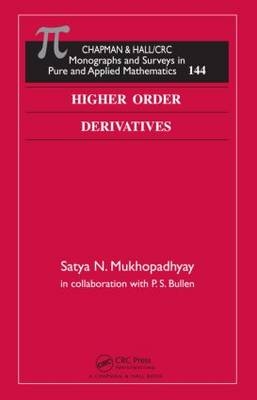 Higher Order Derivatives -  Satya Mukhopadhyay