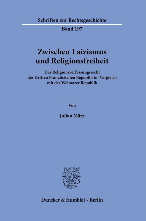 Zwischen Laizismus und Religionsfreiheit. - Julian März