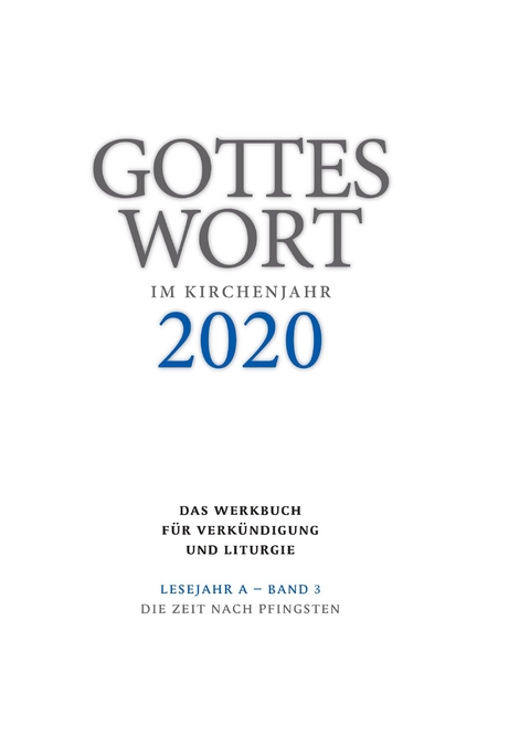 Gottes Wort im Kirchenjahr