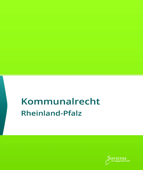 Kommunalrecht Rheinland-Pfalz - 