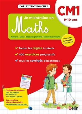 Je m'entraîne en maths : CM1, 9-10 ans : conforme au nouveau programme - Christine Cuttoli, Véronique Schwab