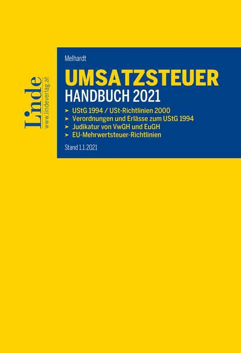 Umsatzsteuer-Handbuch 2021 - Stefan Melhardt