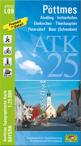 ATK25-L09 Pöttmes (Amtliche Topographische Karte 1:25000) - 