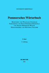 Pommersches Wörterbuch / Treckborn bis utfrågen - 