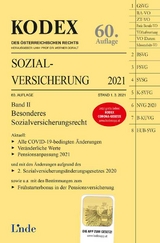 KODEX Sozialversicherung 2021, Band II - Brameshuber, Elisabeth; Doralt, Werner