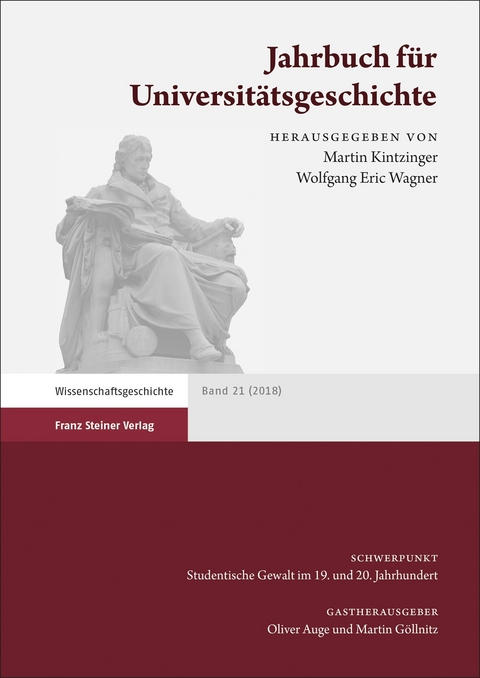 Jahrbuch für Universitätsgeschichte 21 (2018) - 