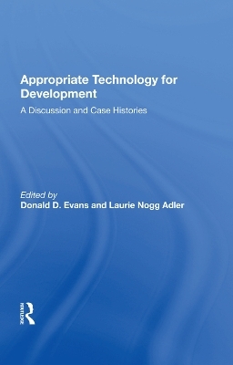 Appropriate Technology For Development - Donald D. Evans