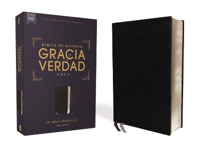 Nbla Biblia de Estudio Gracia Y Verdad, Piel Fabricada, Negro, Interior a DOS Colores -  Vida