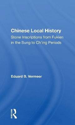 Chinese Local History - Eduard B. Vermeer