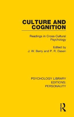 Culture and Cognition - 