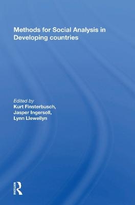 Methods For Social Analysis In Developing Countries - 