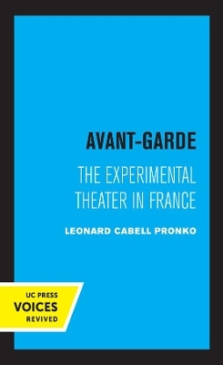 Avant-Garde - Leonard C. Pronko