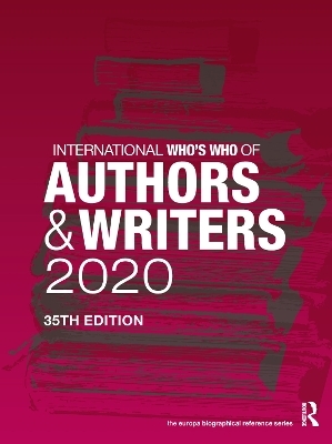 International Who's Who of Authors and Writers 2020 - 