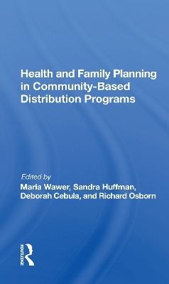 Health And Family Planning In Community-based Distribution Projects - 