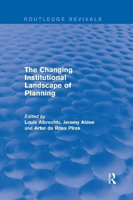 The Changing Institutional Landscape of Planning - 