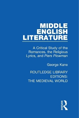 Middle English Literature - George Kane