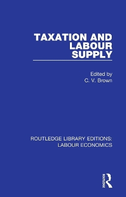 Taxation and Labour Supply - 