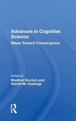 Advances In Cognitive Science - 