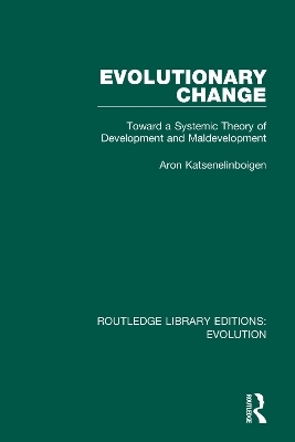 Evolutionary Change - Aron Katsenelinboigen