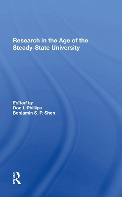 Research In The Age Of The Steady-state University - 