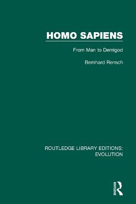 Homo Sapiens - Bernhard Rensch