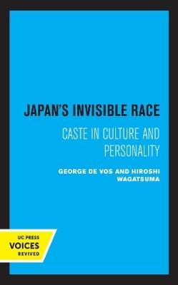 Japan's Invisible Race - Hiroshi Wagatsuma, George de Vos