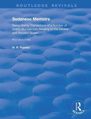Sudanese Memoirs - Herbert Palmer