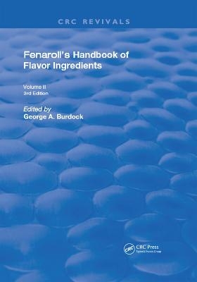 Handbook of Flavor Ingredients - Giovanni Fenaroli
