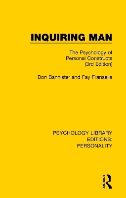 Inquiring Man - Don Bannister, Fay Fransella