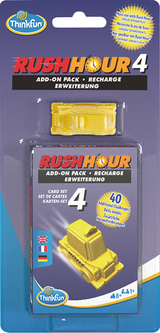 ThinkFun - 76453 - Rush Hour 4 Erweiterungsset. Eine Ergänzung zum original Rush Hour mit 40 neuen Herausforderungen für Kinder und Erwachsene ab 8 Jahren - 