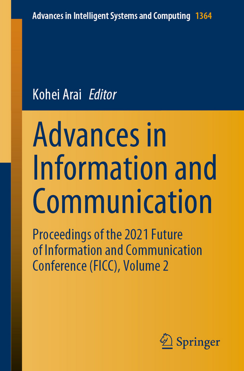 Advances in Information and Communication - 