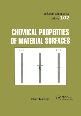 Chemical Properties of Material Surfaces - Marek Kosmulski