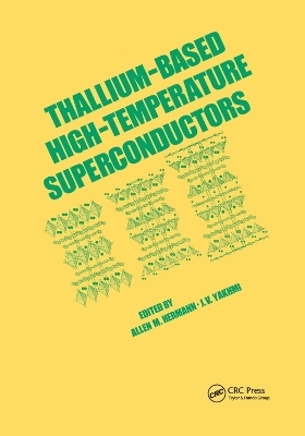 Thallium-Based High-Tempature Superconductors - 