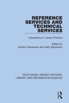 Reference Services and Technical Services - 