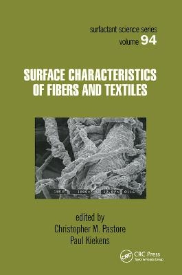 Surface Characteristics of Fibers and Textiles - 