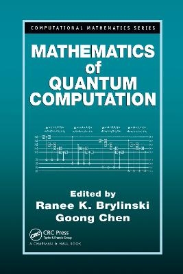 Mathematics of Quantum Computation - 