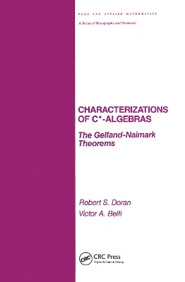 Characterizations of C* Algebras - Robert Doran