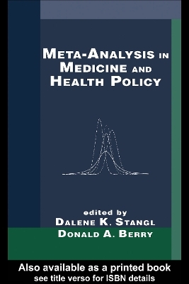 Meta-Analysis in Medicine and Health Policy - 