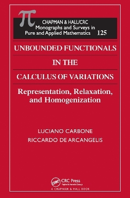 Unbounded Functionals in the Calculus of Variations - Luciano Carbone