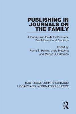 Publishing in Journals on the Family - 