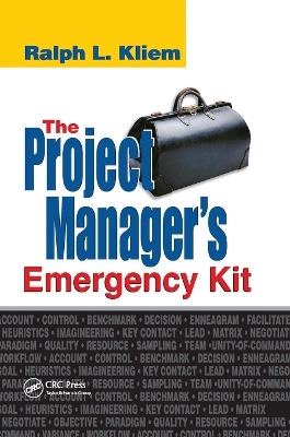 The Project Manager's Emergency Kit - PMP Kliem  Ralph L.