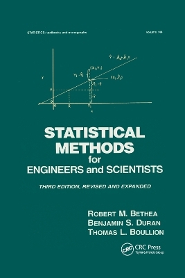 Statistical Methods for Engineers and Scientists - Robert M. Bethea