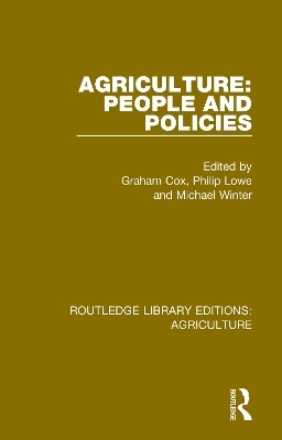 Agriculture: People and Policies - 